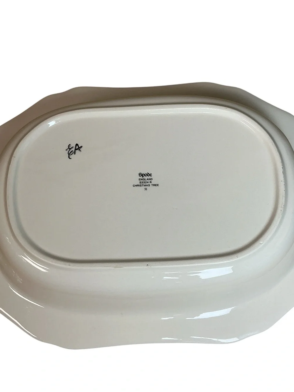 Spode Christmas Tree Serve Dish 11 x 8.5 S3324 R